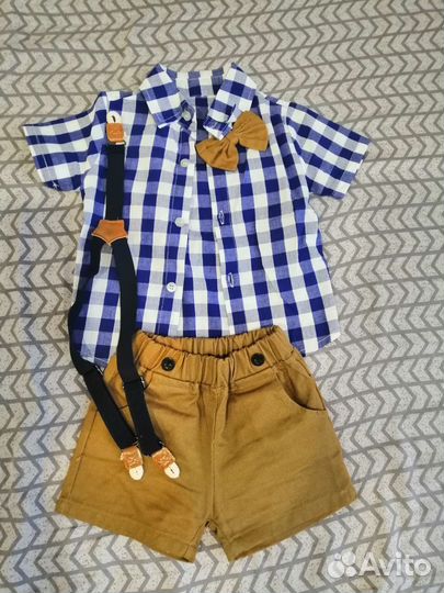 Шорты и рубашка комплект для мальчика