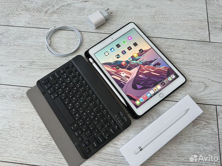 iPad 6 + Apple Pencil 1 + Keybord