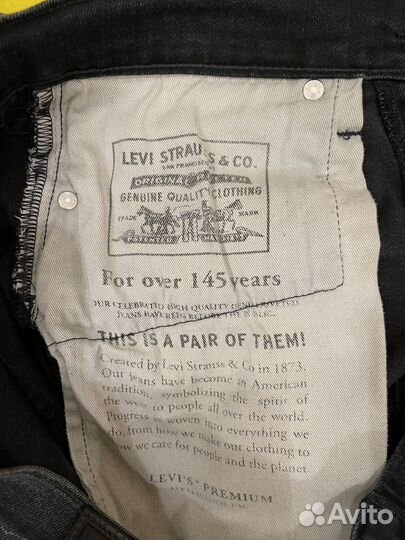 Мужские джинсы levis 512