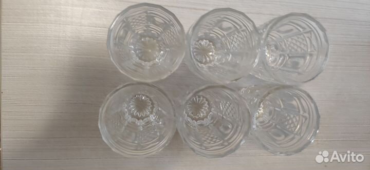 Хрустальные фужеры и рюмки