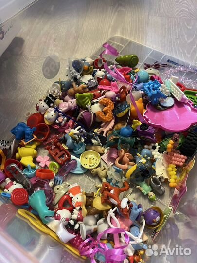 Детские игрушки, из киндера, лол и тд