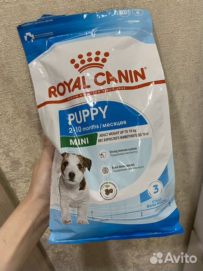Корм для щенков royal canin Puppy mini 800гр