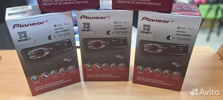 Магнитола Pioneer.gb 1din с bluetooth