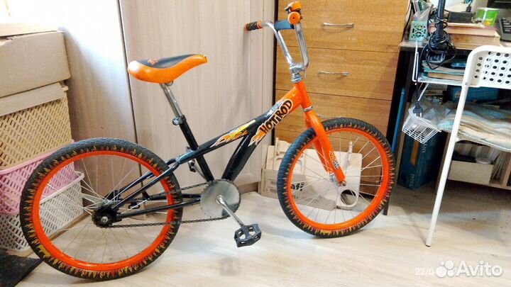 Велосипед детский black aqua 20