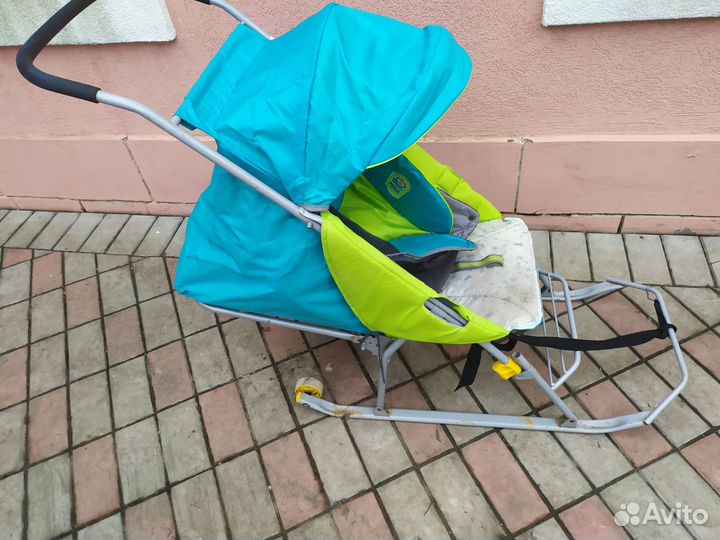 Детские санки коляска бу
