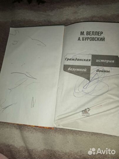 Книга гражданская история безумной войны