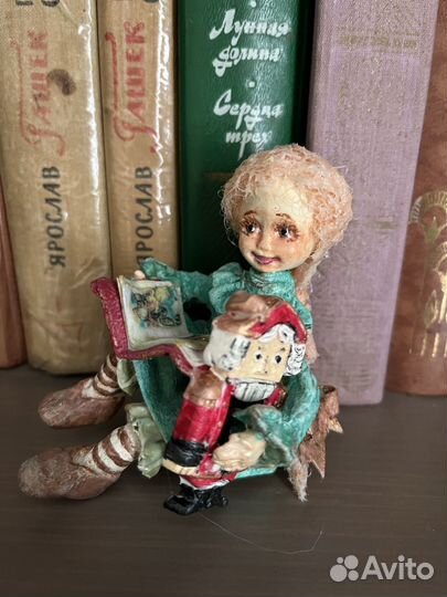 Ватная елочная игрушка