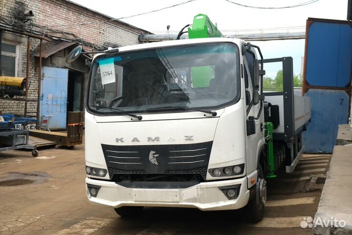 Бортовой грузовик КАМАЗ Компас 9 с КМУ FG, 2024