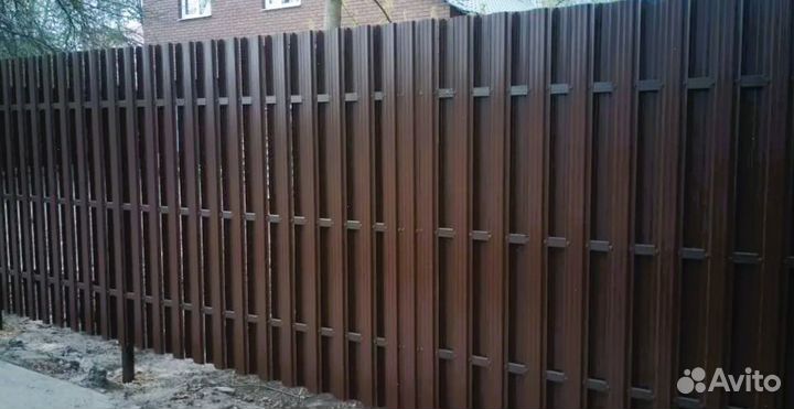 Забор металлический качественно под ключ