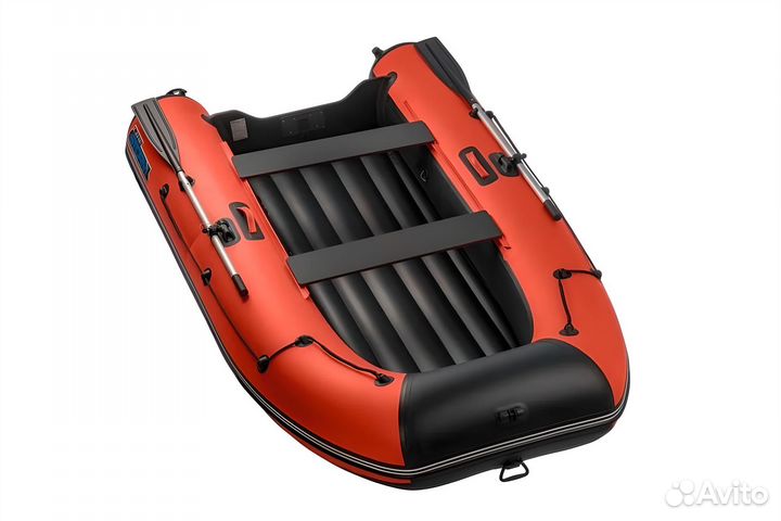 Лодка пвх Stormline Classic Air 335 красно-черная