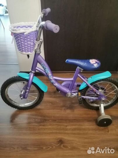 Детский велосипед, двухколесный, радиус колёс 14