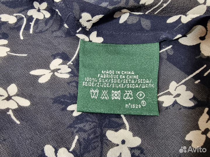 Шелковая элегантная блуза Ralph Lauren XS