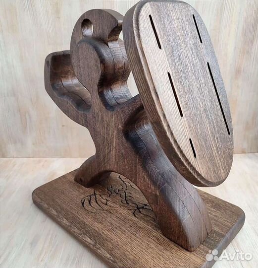 Подставка для ножей деревянная