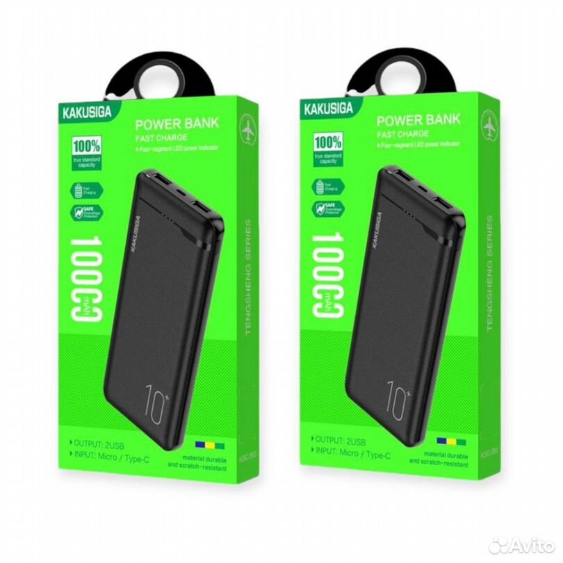 Power Bank kakusiga KCS-583 10000mAh Black