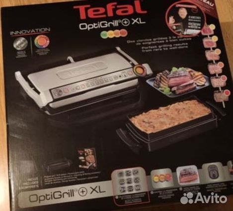 Гриль tefal optigrill xl