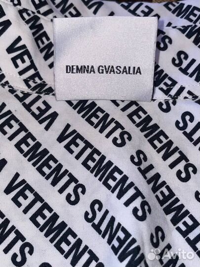 Рубашка Vetements оригинал