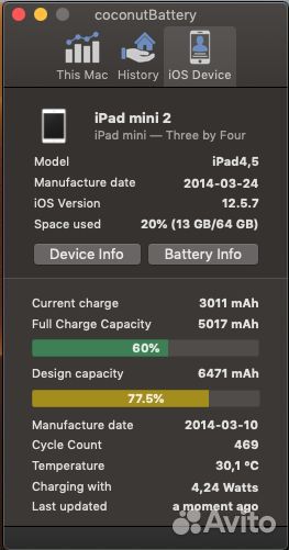 iPad mini 2 64gb Wi-Fi + Cellular
