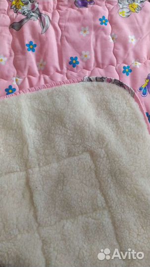 Новое детское меховое одеяло