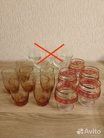 Фужеры, бокалы, стаканы