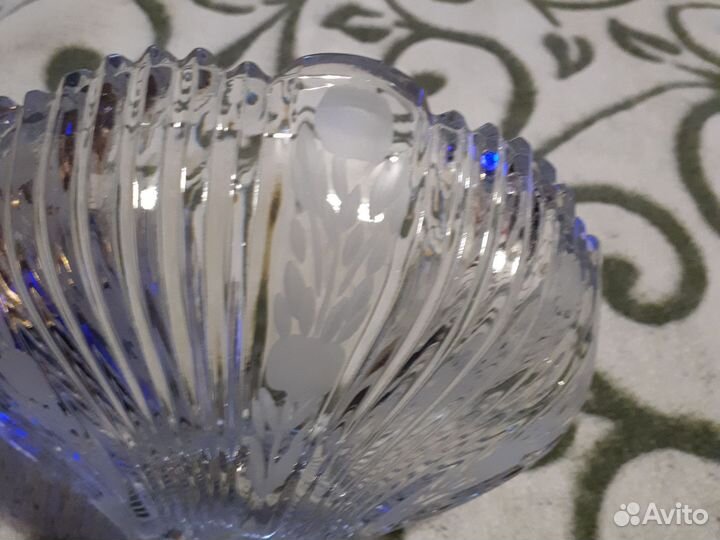 Ваза хрустальная на ножке СССР