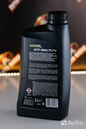 Трансмиссионное масло areol ATF Multi FV, 1л