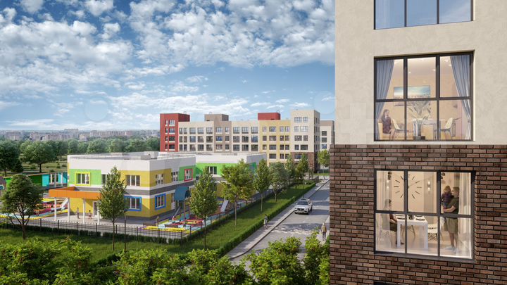 1-к. квартира, 46,8 м², 2/5 эт.