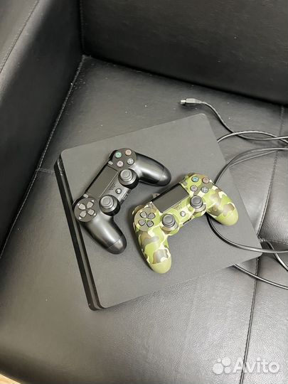Ps 4 Slim 1Tb (обмен/2 два геймпада)