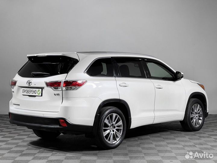 Toyota Highlander 3.5 AT, 2014, 125 000 км