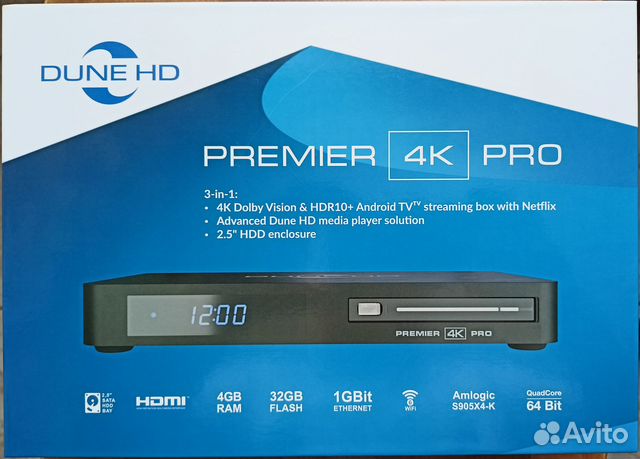 Сетевой медиаплеер Dune HD Premier 4K Pro NEW купить в Москве ...