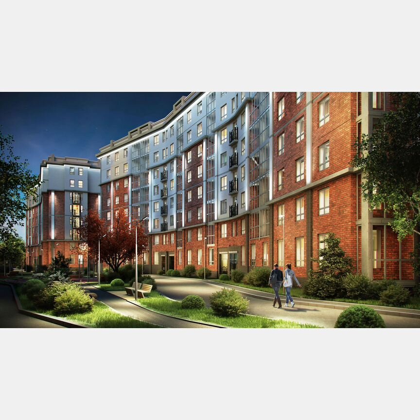 1-к. квартира, 36,6 м², 1/8 эт.