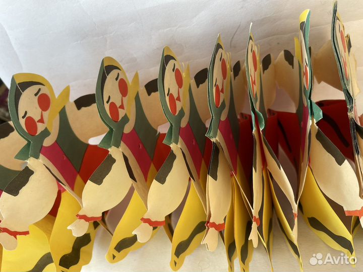 Советская елочная игрушка Раскладушка Матрешка