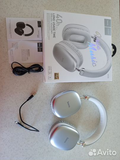 Новые hoco W35 беспроводные наушники + провод