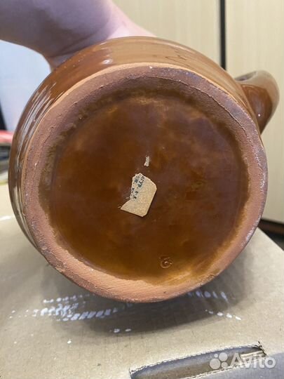 Кувшин глинянный Пиво СССР кунгур