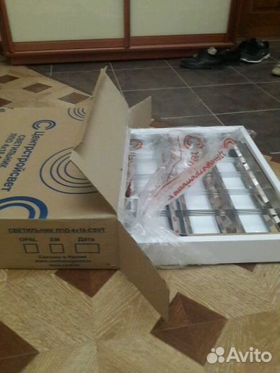 Светильник пло 4х18-csvt