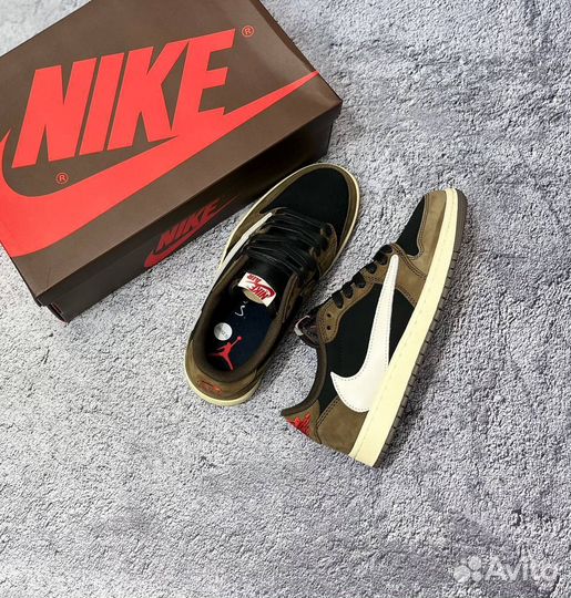 Кроссовки AIR jordan LOW travis scott (42)