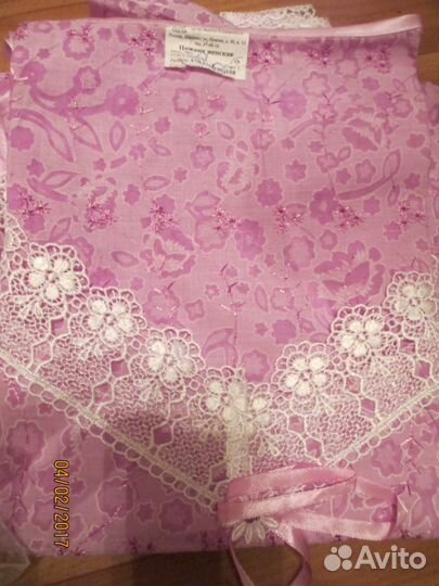 Новые батистовые пижамы с шитьем 42-52 размера