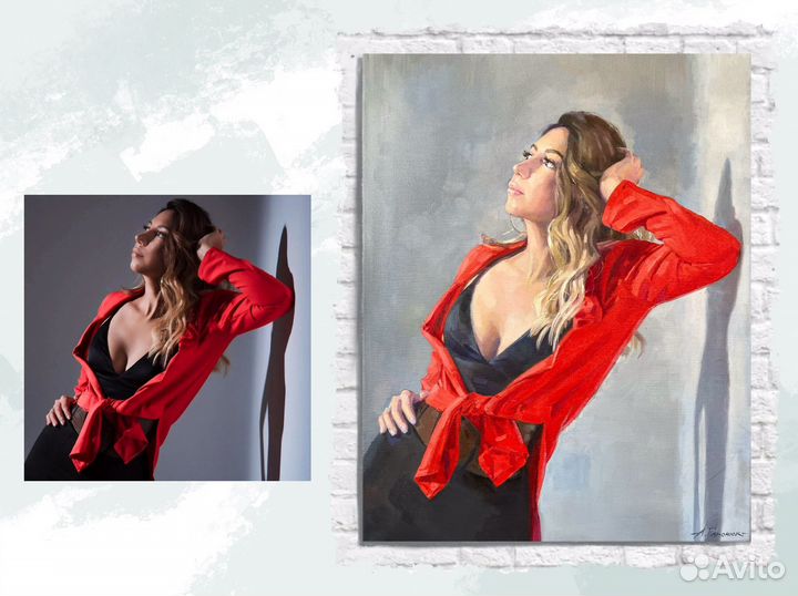 Портрет по фотографии, картины