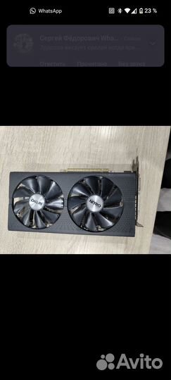 Radeon rx580 8gb sapphire nitro +