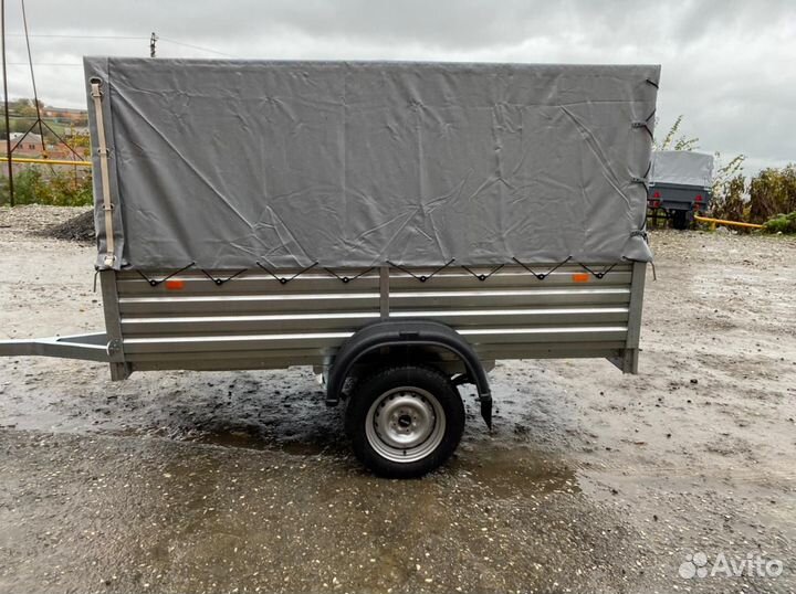 Легковой прицеп Мзса 2,5 х 1,37 высокий борт + тен