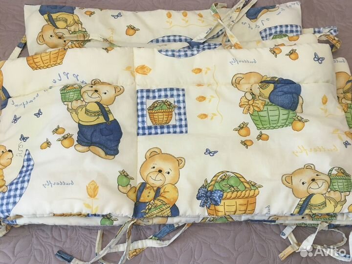 Бортики в детскую кроватку