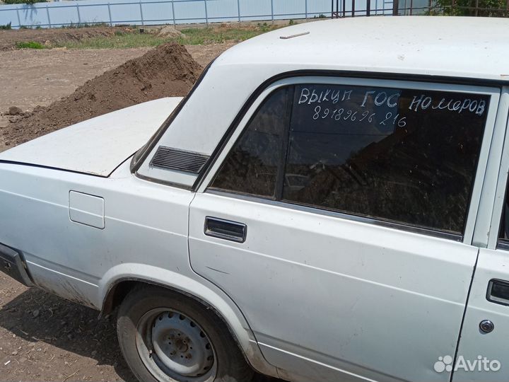 ВАЗ 2107 1.6 МТ, 2008, 85 000 км