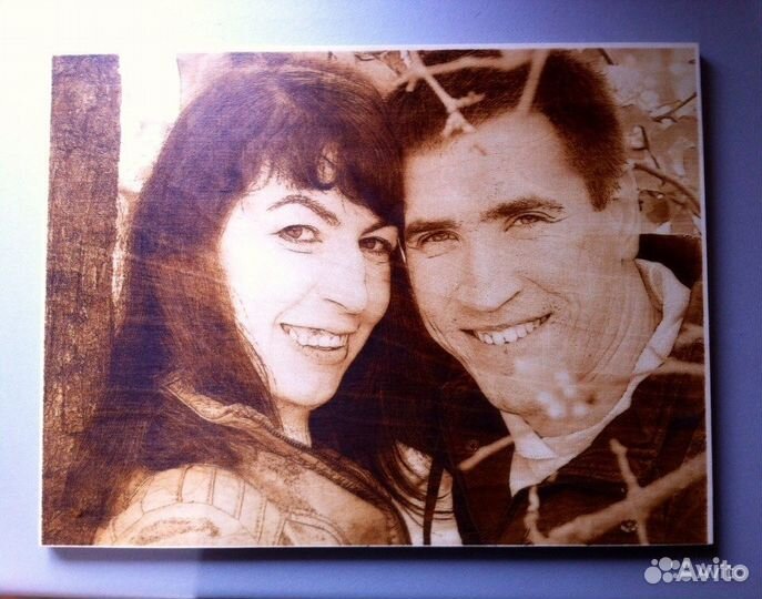 Выжигание портретов на дереве