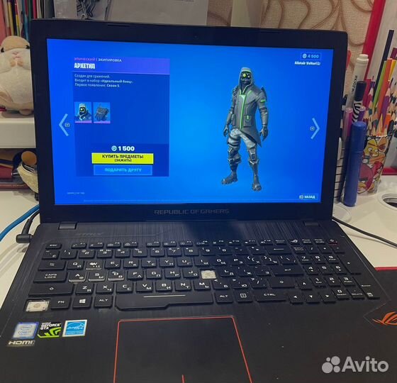 Ноутбук игровой asus ROG gl553vd-FY072T