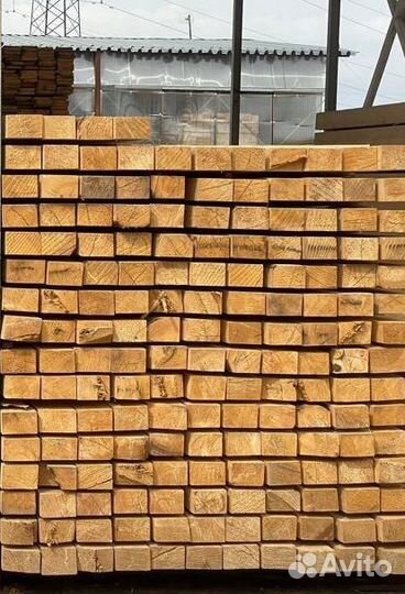 Продажа обрезной доски из сосны 50x100x6000