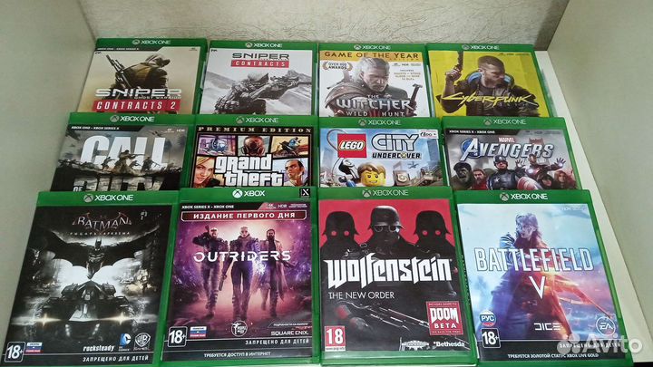 Xbox One диски. Б/У