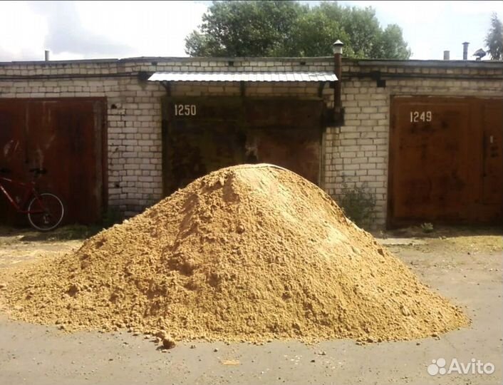 Песок карьерный с доставкой