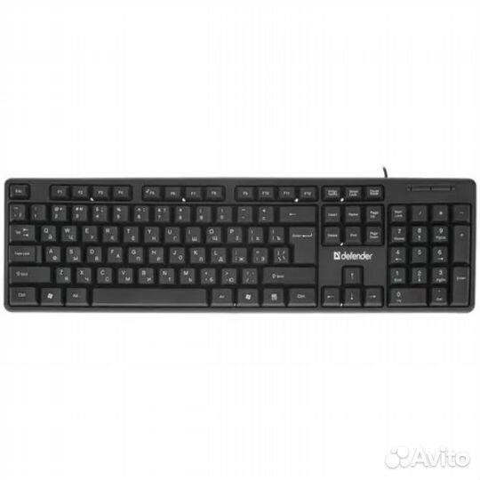 Клавиатура Defender HB-520 Element (Черный), USB