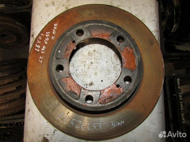 Диск тормозной передний вентилируемый LX 570 2007