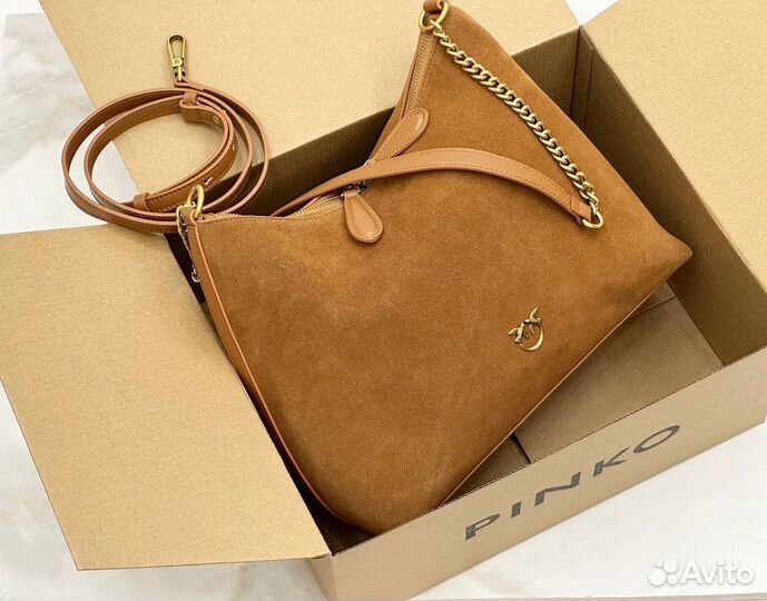 Сумка женская pinko замша