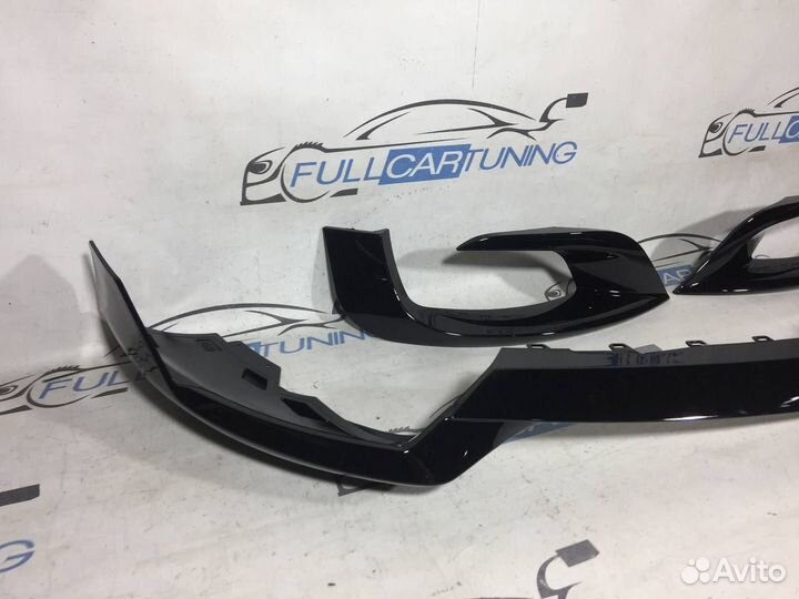 Губа переднего бампера Mercedes w222 AMG Brabus